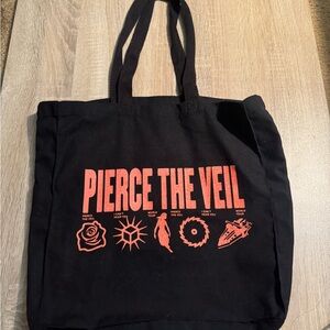 RARE Exclusive VIP Pierce The Veil tote bag from the I Can’t Hear You 2025 tour